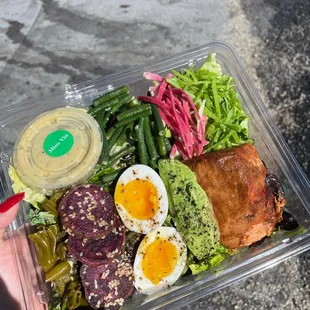Miso Salmon Salad