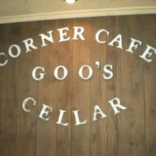 a close up of the sign