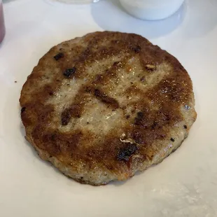 Sausage patty.