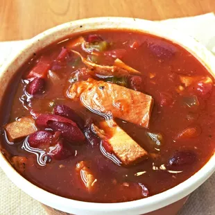 While the BBQ Chicken chili was a touch too sweet, I enjoyed the fresh ingredients