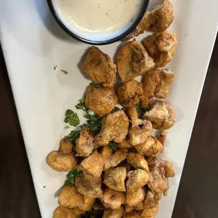 Fried mushrooms