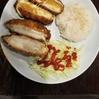 Sweet Potato Cheese Pork Cutlet