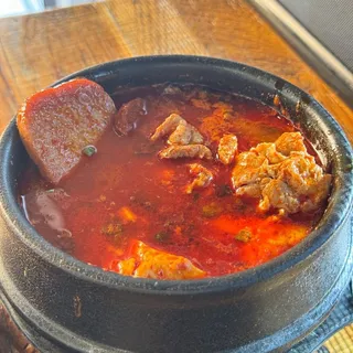 Ham & Cheese Soft Tofu Stew