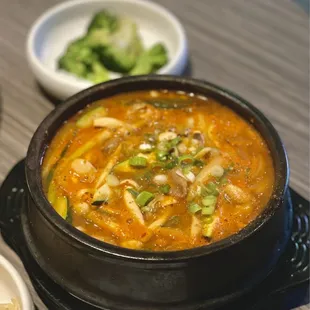 Brisket soybean stew