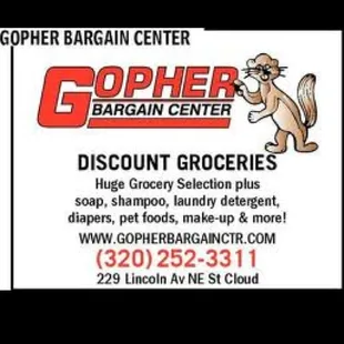 Gopher Bargain Center