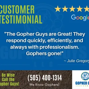 Testimonial from Happy Customer