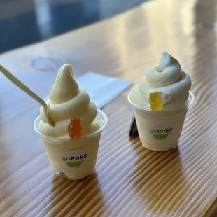 Dole Whip and Dole Whip with Coconut. Also so good.