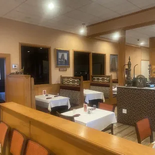 interior, sushi and sashimi