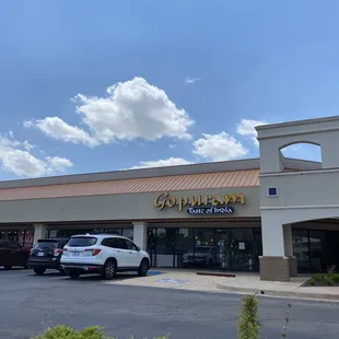 Outside