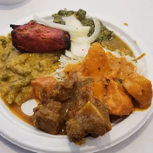 a plate of food