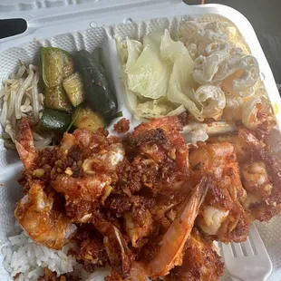 Spicy Garlic Shrimp (One Scoop Spicy)