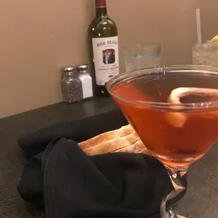 Cosmo and warm bread