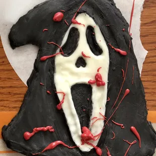 Ghost Face cake topper