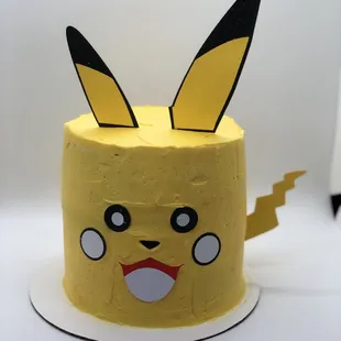 Pikachu funfetti cake