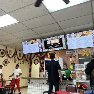 people in a restaurant