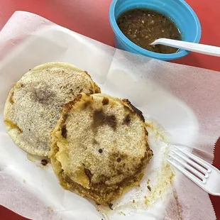 Gorditas de Chicharon prensado