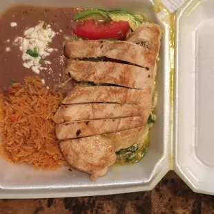 Apparently this is enchiladas .. Not sure how.