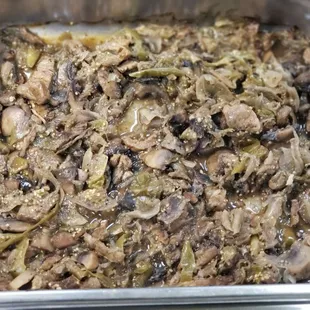 Carne al albanil super good beef with mushroom