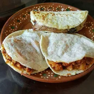 Gorditas estilo aguascalientes