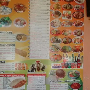 Excellent Menu