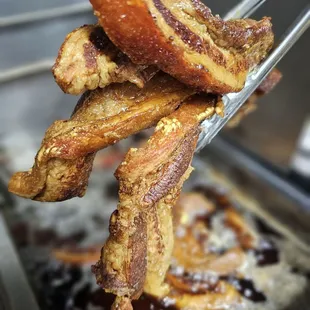 Chicharrón prensado