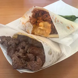 Gordita - Asasda and Chorizo Y Papas