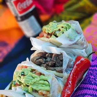 Asada and Shrimp Gordita