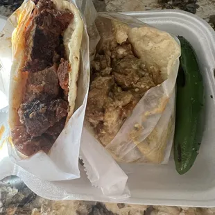 a sandwich and a pickle