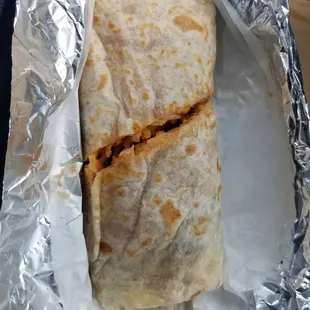 $10.00 Burrito  On the smaller side, not much steak.