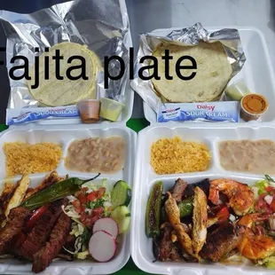 Fajita platter