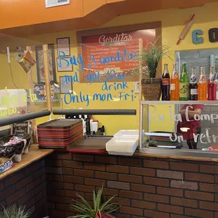 Interior of Gorditas.