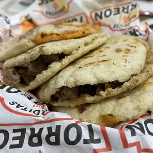 a close up of a burrito