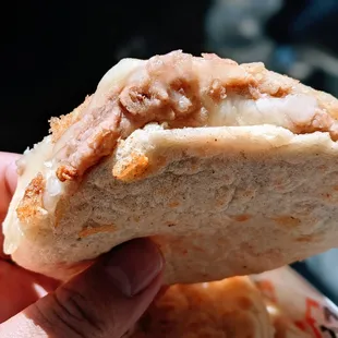 Gordita de queso y frijol