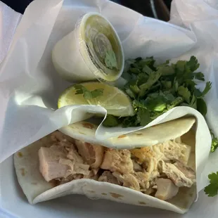 Chicken street taco... they even have better deals when you buy in bulk.