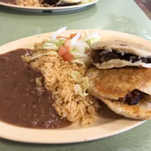 Pastor and barbecoa gorditas combo