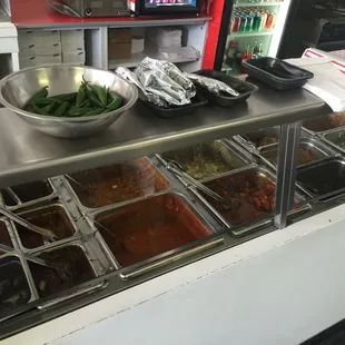 The gordita bar where Tony works his magic.