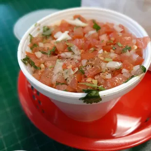 Salsa cruda