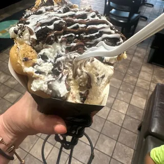 Cookie Monster Waffle Cone