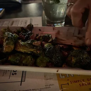 CRISPY BALSAMIC BRUSSEL SPROUTS