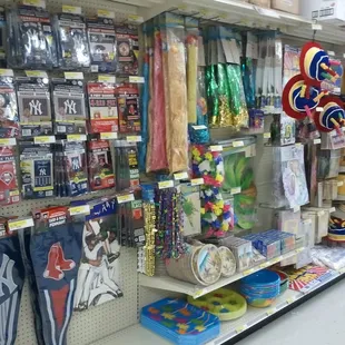 A small party favor collection, enough for any colorful party!