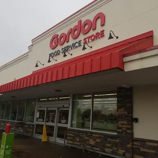 the front of the store