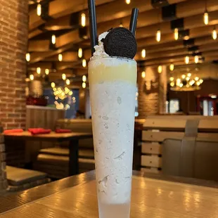 Oreo Creme Brulee Shake