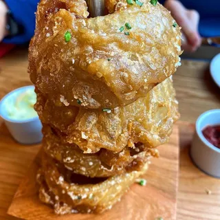 Beer-Battered Onion Rings