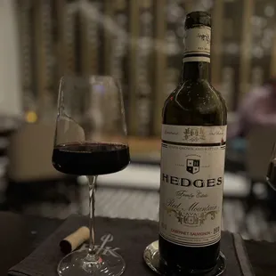 Hedges red blend wine