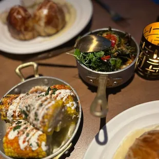 Brussels sprouts &amp; Corn.