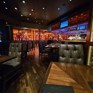 View of the bar and casino area.