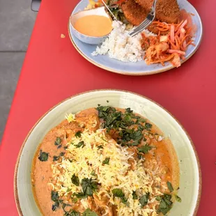 Chicken curry and katsu in Whidbey