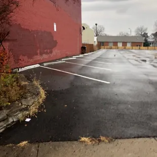 empty parking lot