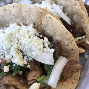 Mexican style tacos