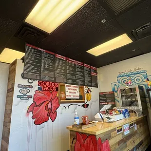 Inside and menu